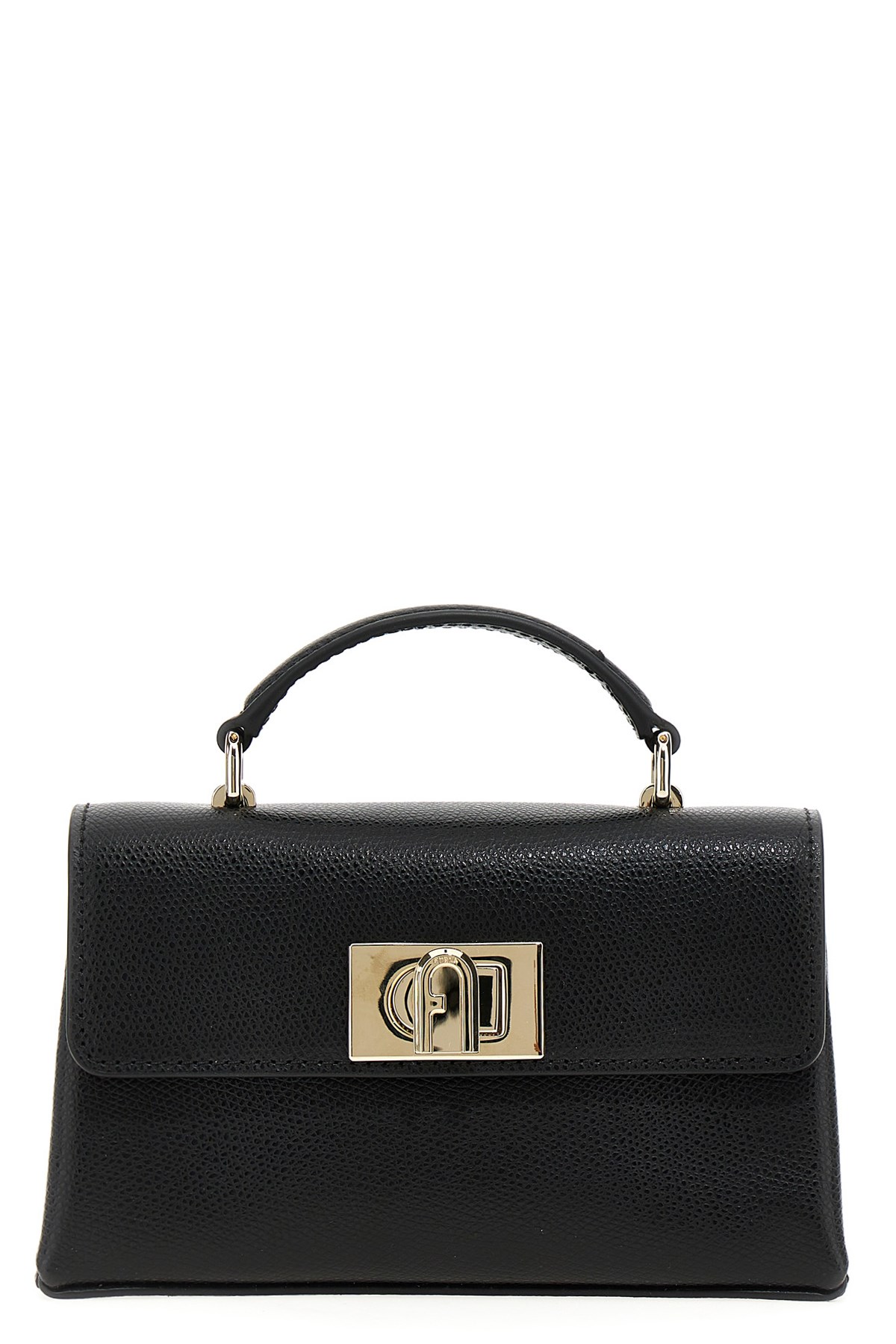 Furla Mini M 1927 Handbag In Black