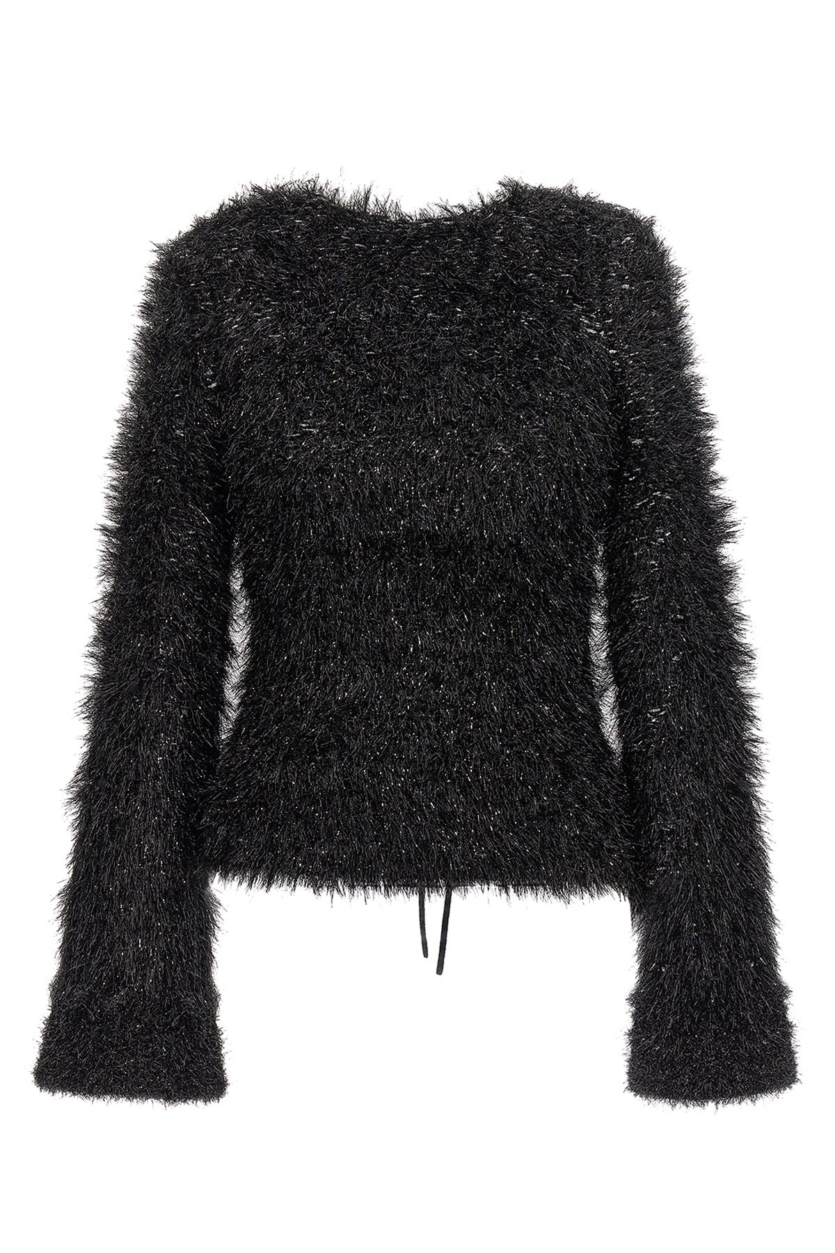 Shop Victoria Beckham Cut-out Lurex Sweater