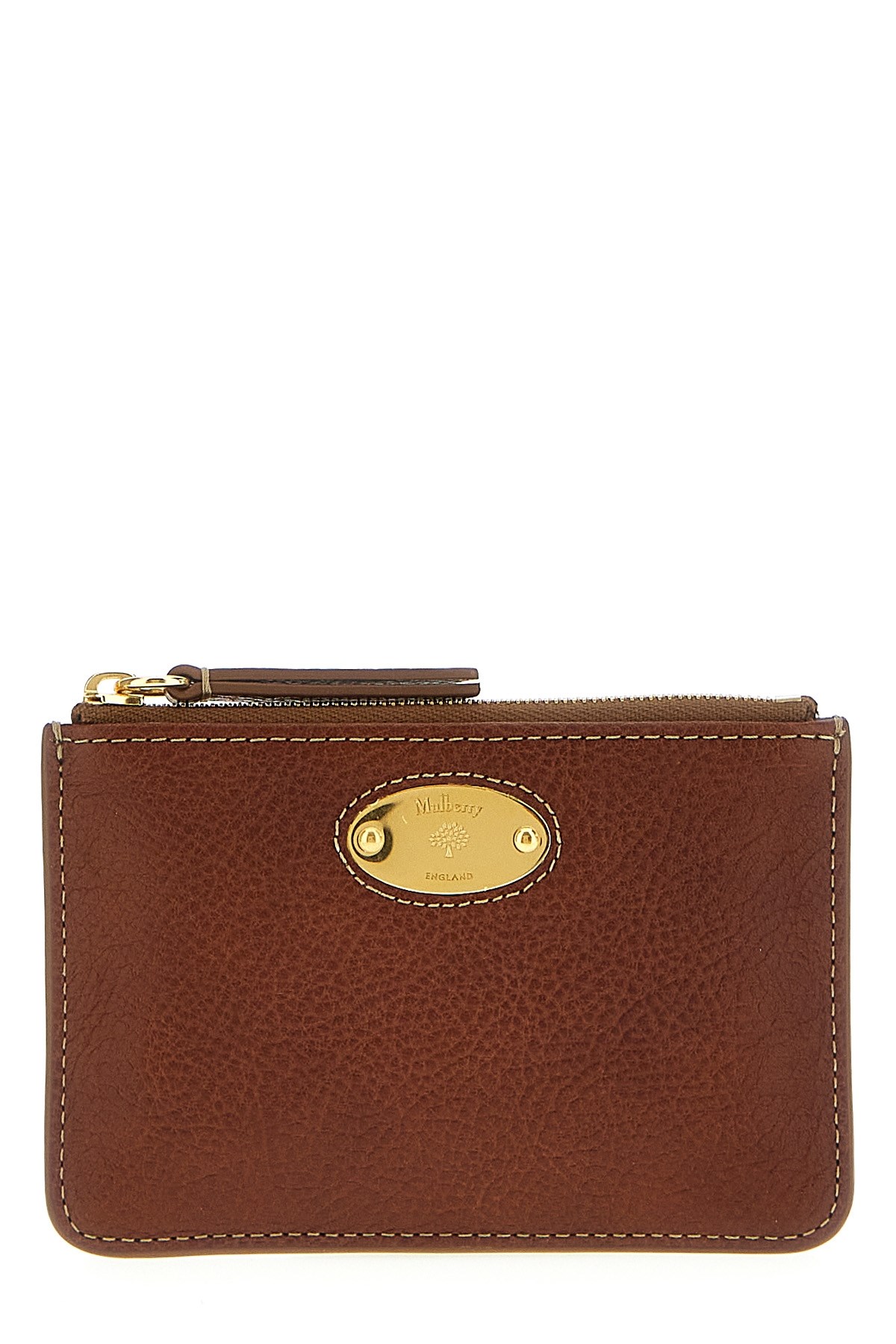 Mulberry Plaque Small Wallet Wallets And Card Holders Brown In Brown