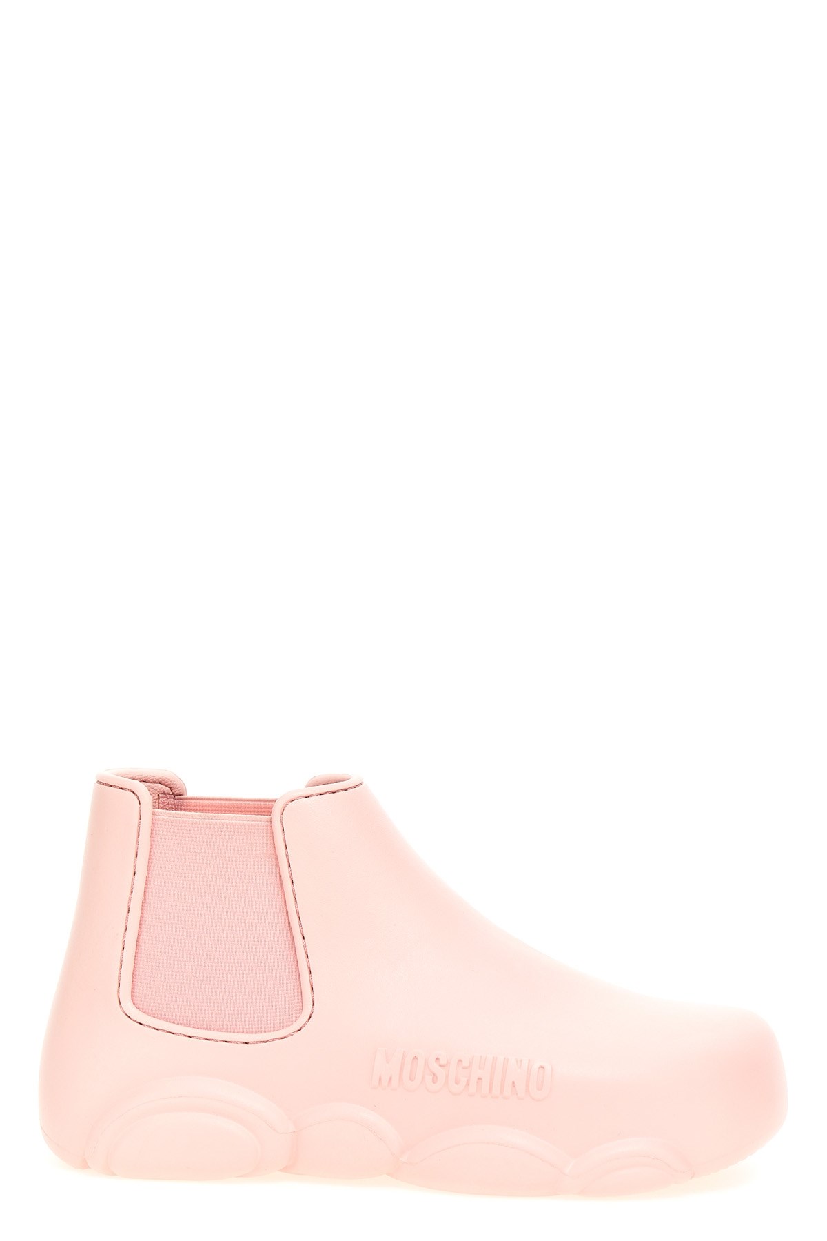 Moschino Gummy 40mm Logo-embossed Ankle Boots