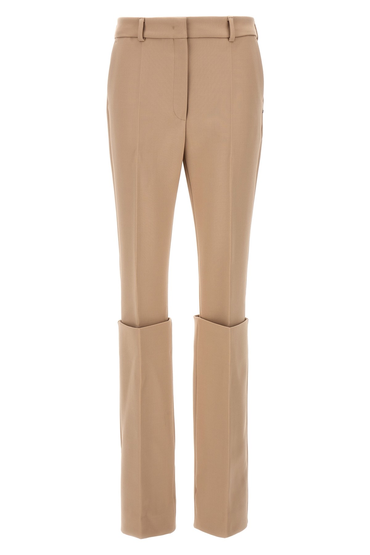 Sportmax Straight Leg Trousers With Pockets And Belt Loops