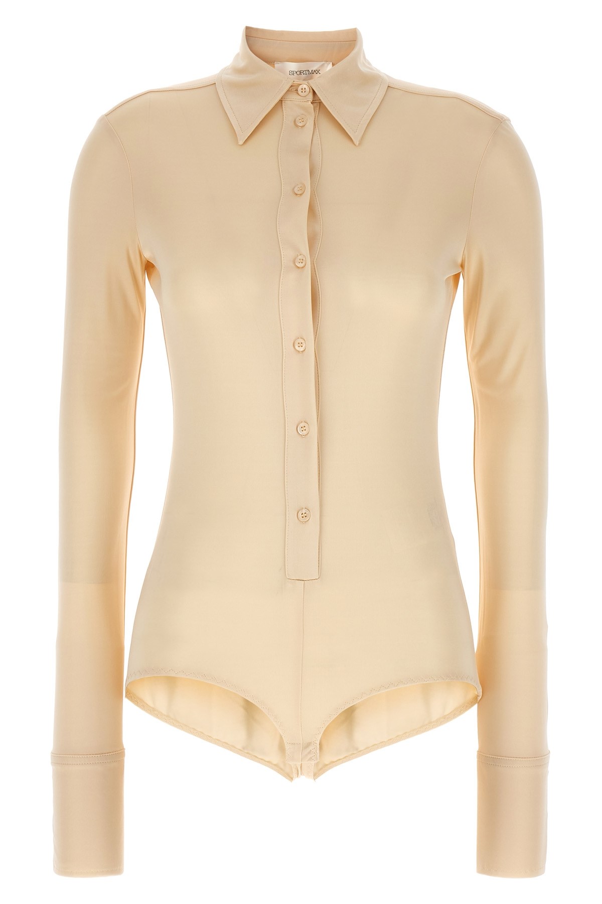 Sportmax Woman Bodysuit Ivory Size L Viscose