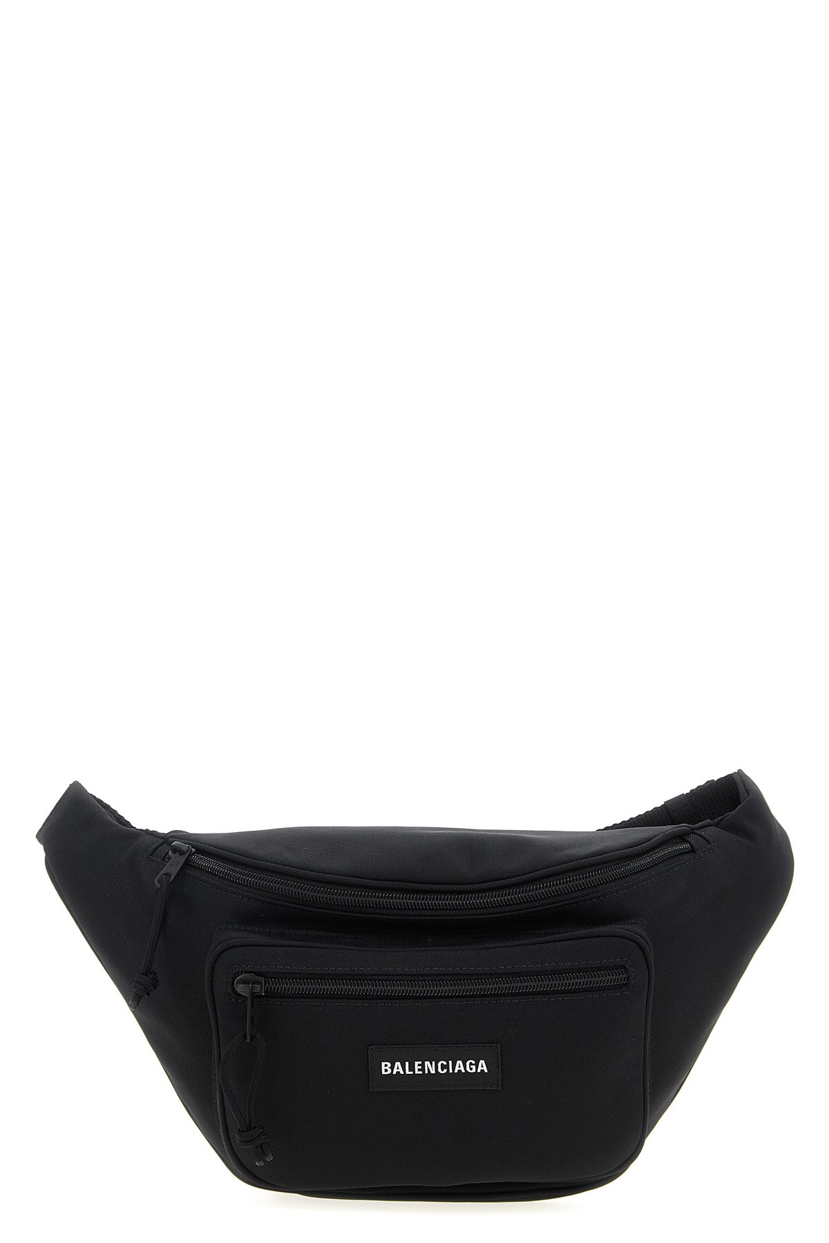 Balenciaga Explorer Waist Bag In Black Polyamide In Black