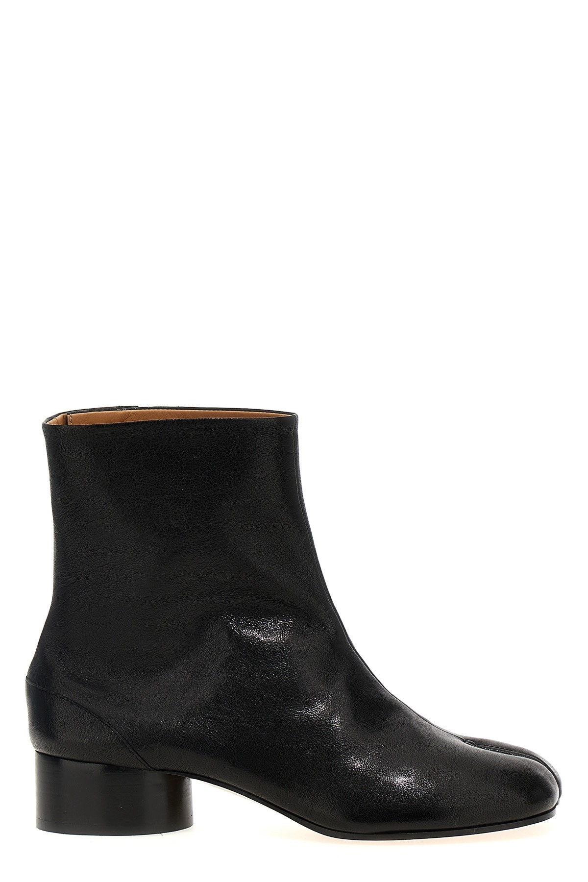 靴 MAISON MARGIELA  TABI ANKLE BOOTS H80 MAISON MARGIELA Tabi split-toe crinkled metallic patent