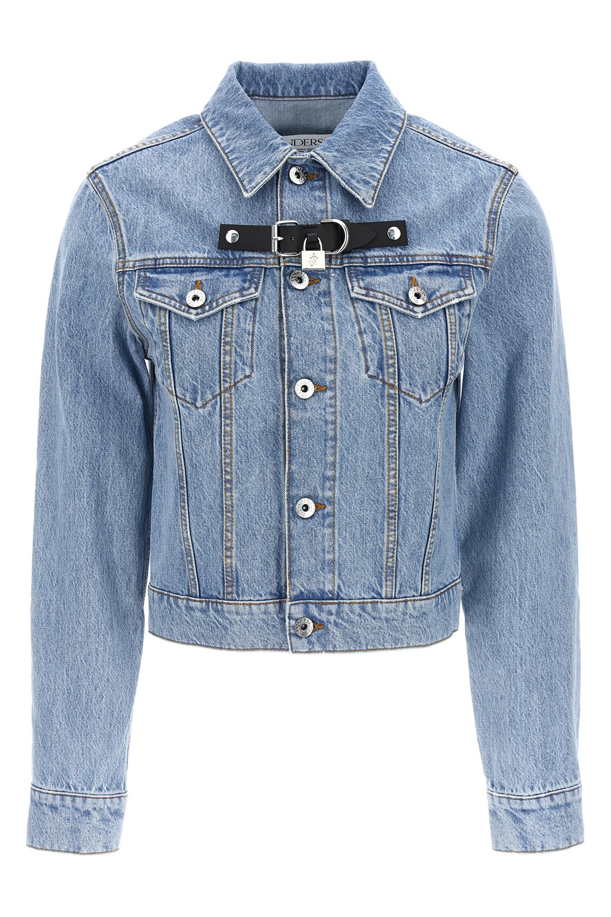 J.W.ANDERSON Giacca 'Padlock Strap Trucker'