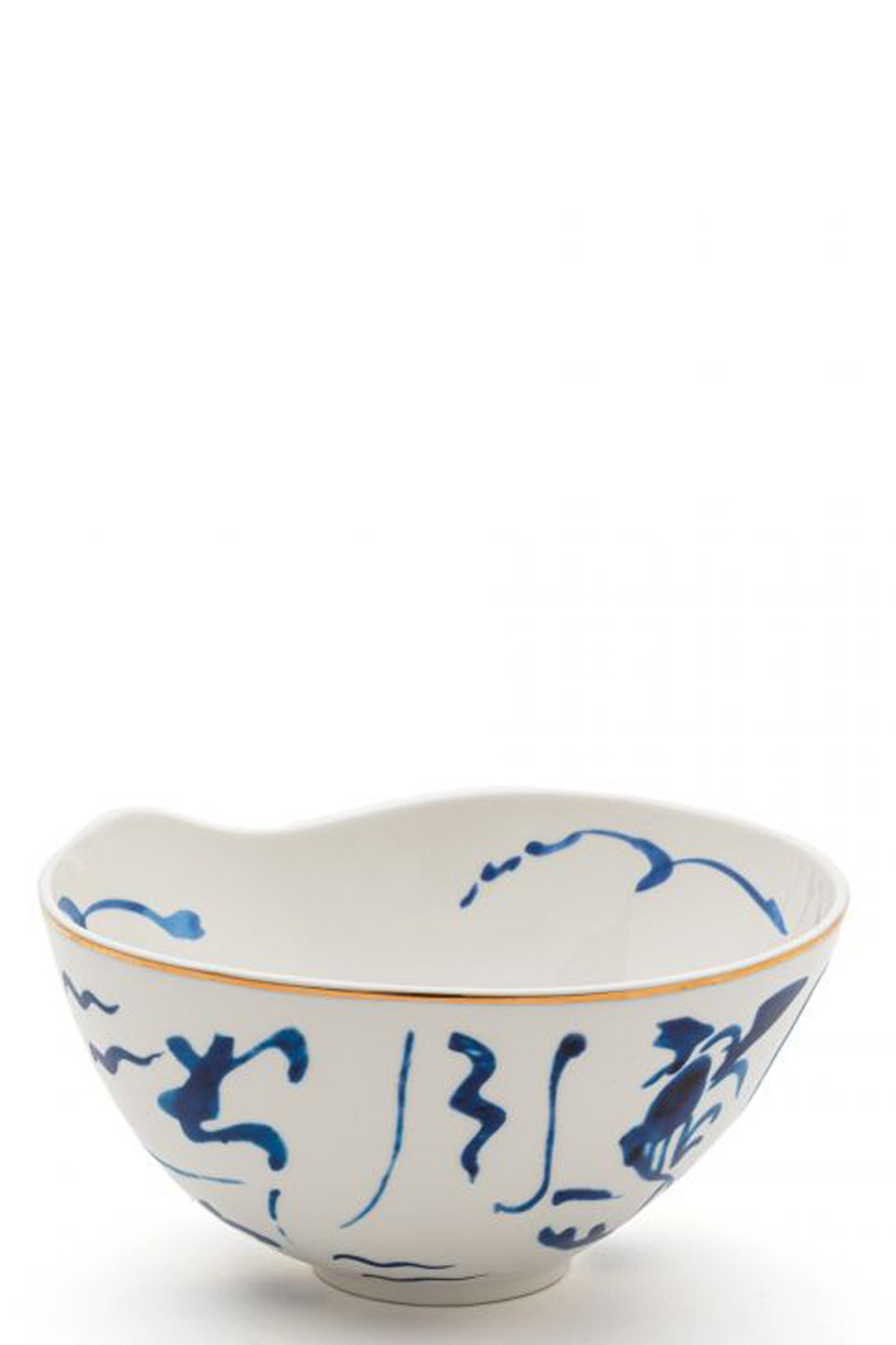 Seletti Classics On Acid 'koi' Salad Bag ⌀ 18,4 Cm In Blue