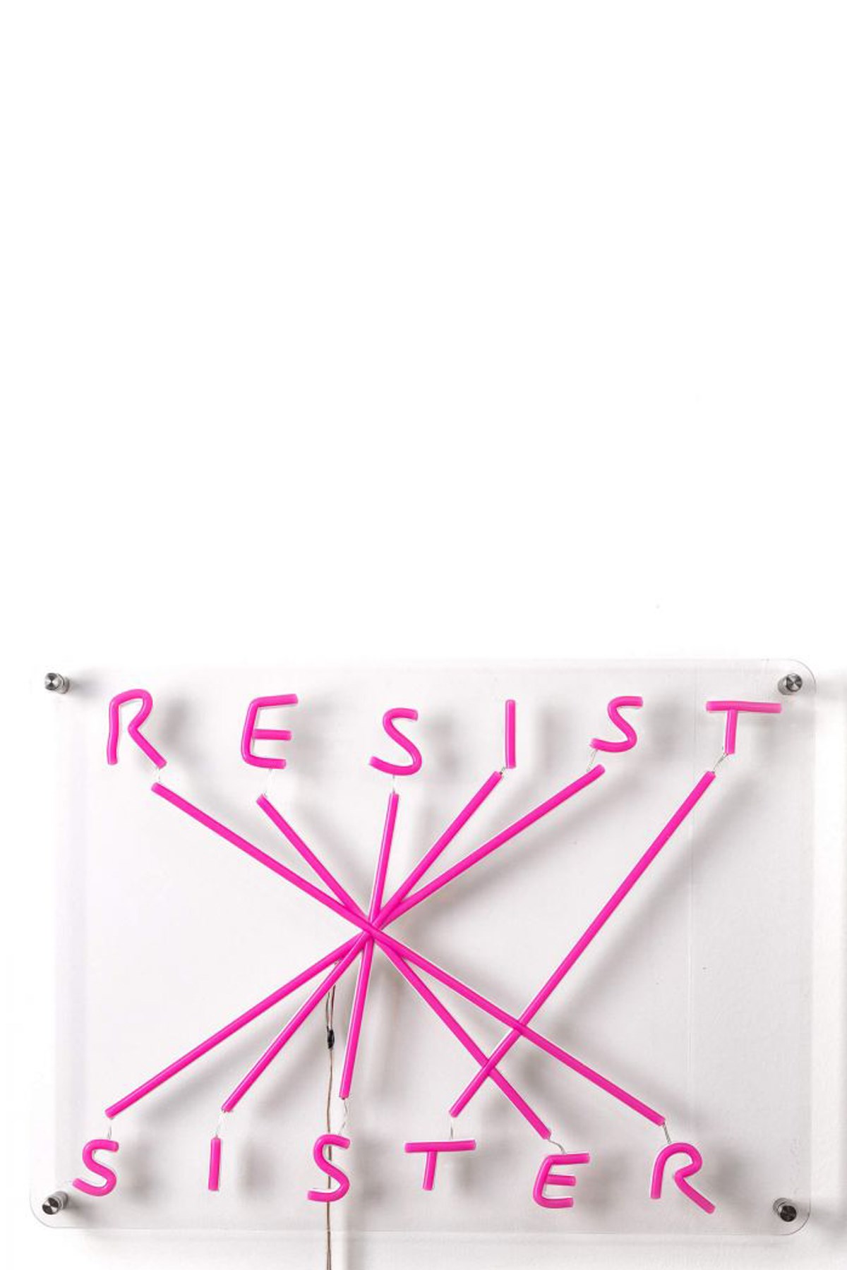 Seletti 'resist Sister' Led Lamp In Pink