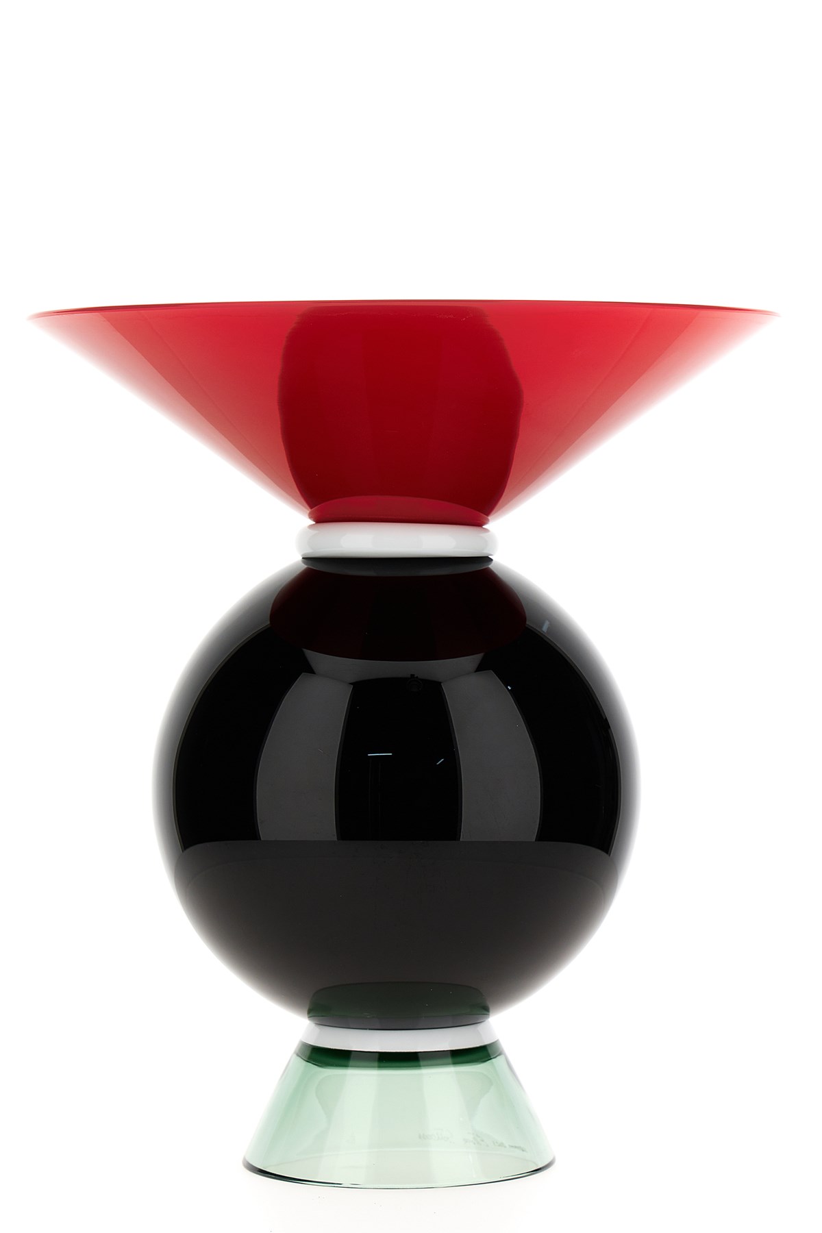 Venini 'yemen' Vase In Gray
