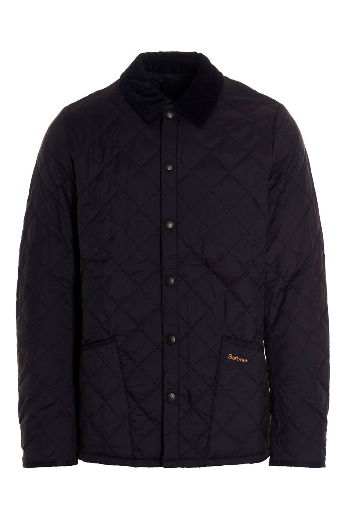 Barbour Heritage Liddesdale Diamond Quilted Jacket In Black