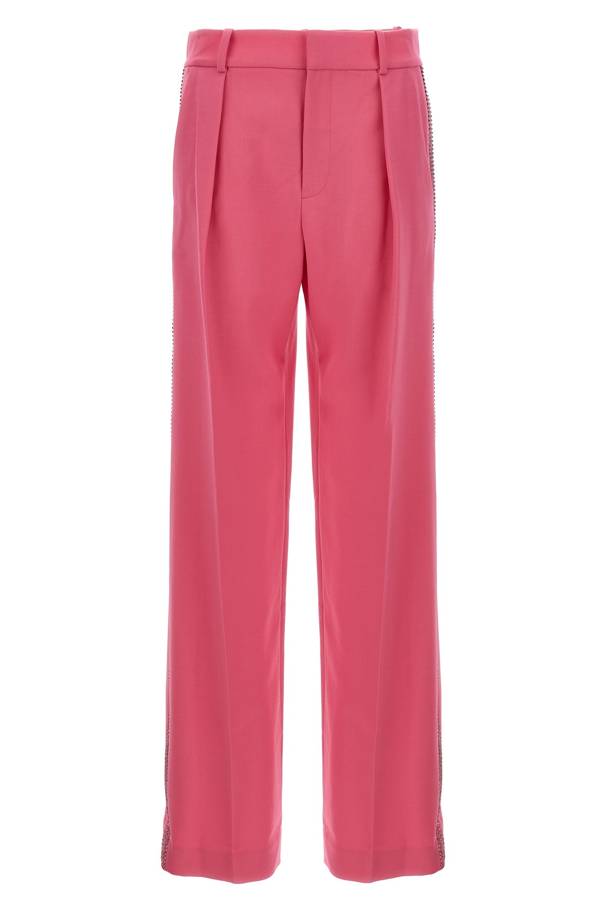 Area 'embellished Crystal' Wide Leg Trousers