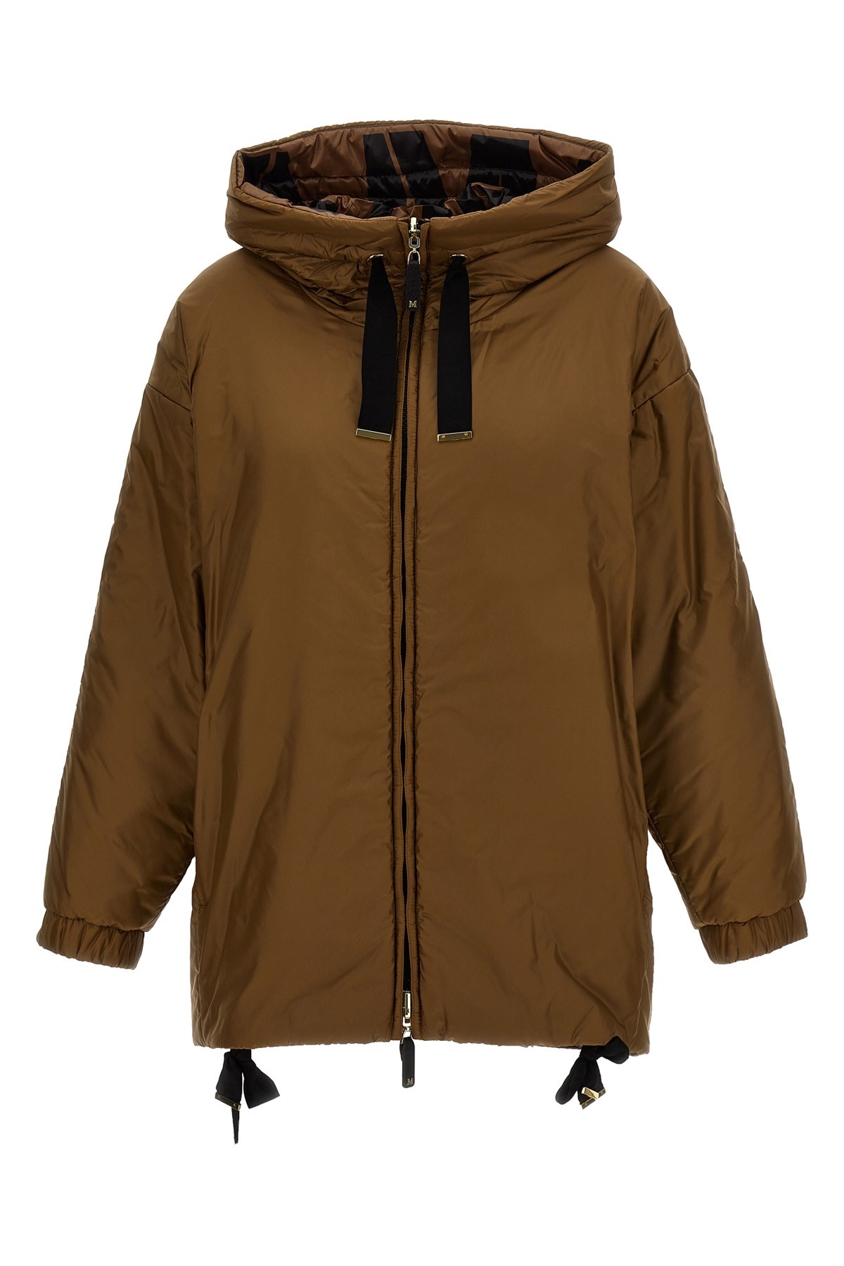 Max Mara The Cube Greenlo Puffer Jackets Brown In Brown
