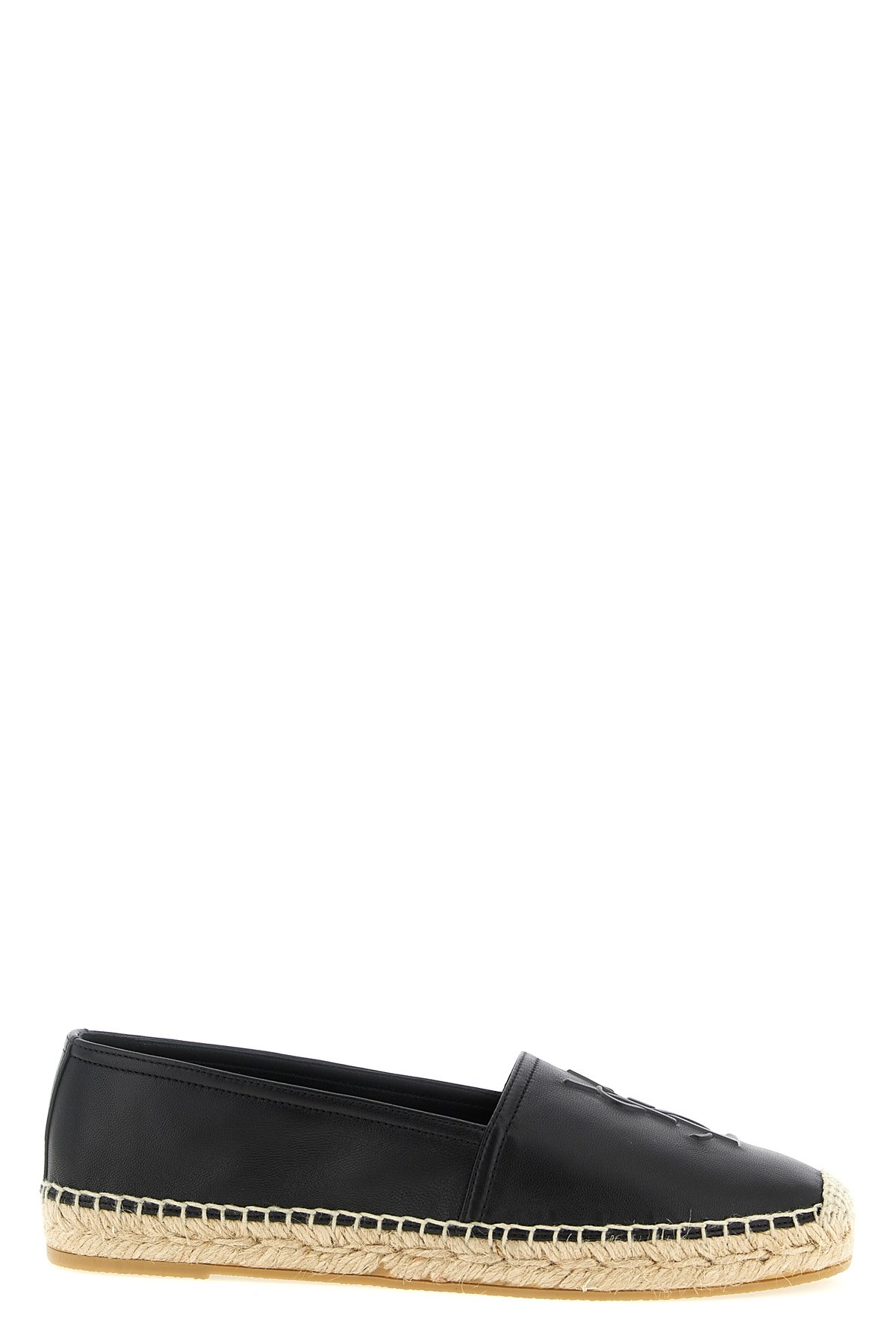 SAINT LAURENT Espadrilles Aus Leder Mit Logo SAINT