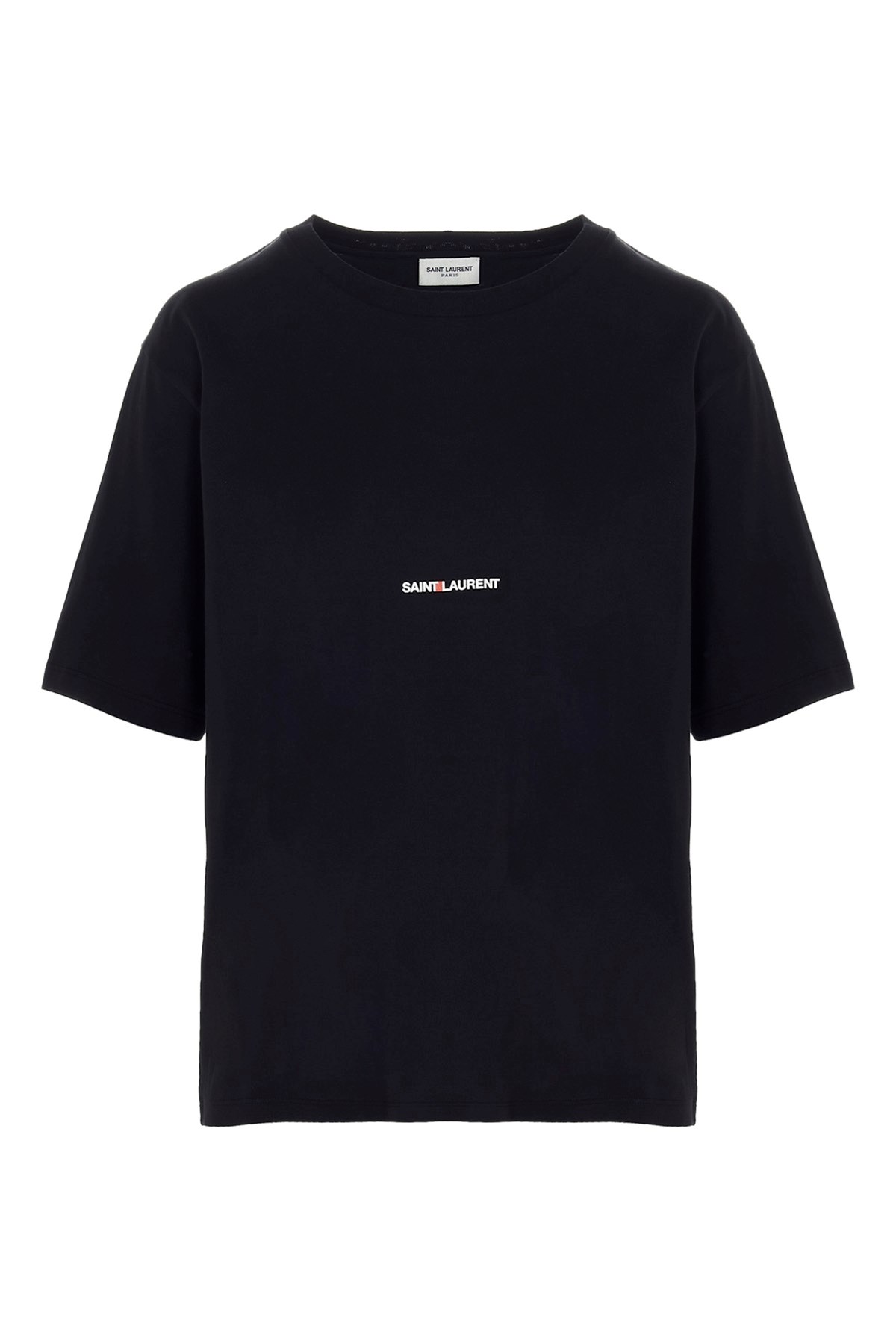 Saint Laurent Logo Print Crewneck T-shirt