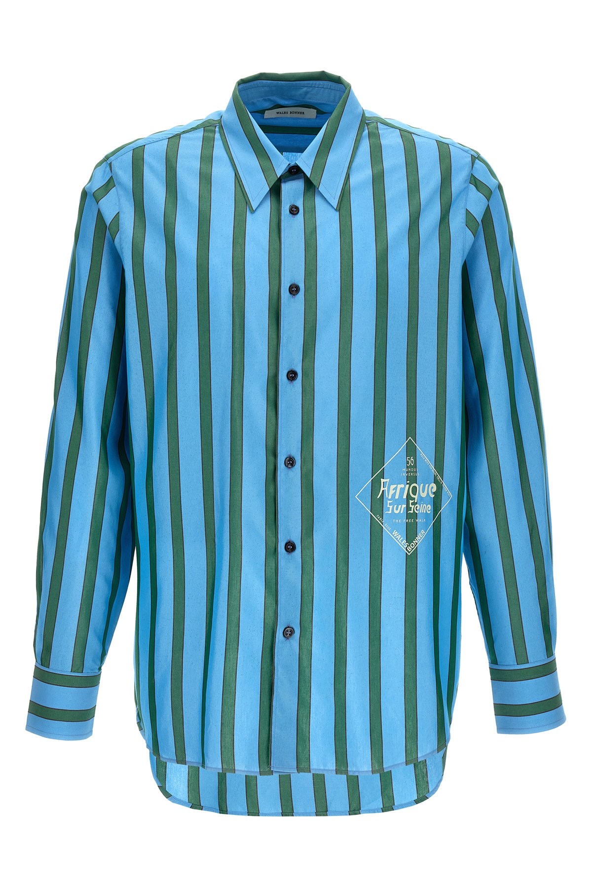 Shop Wales Bonner 'langstone' Shirt
