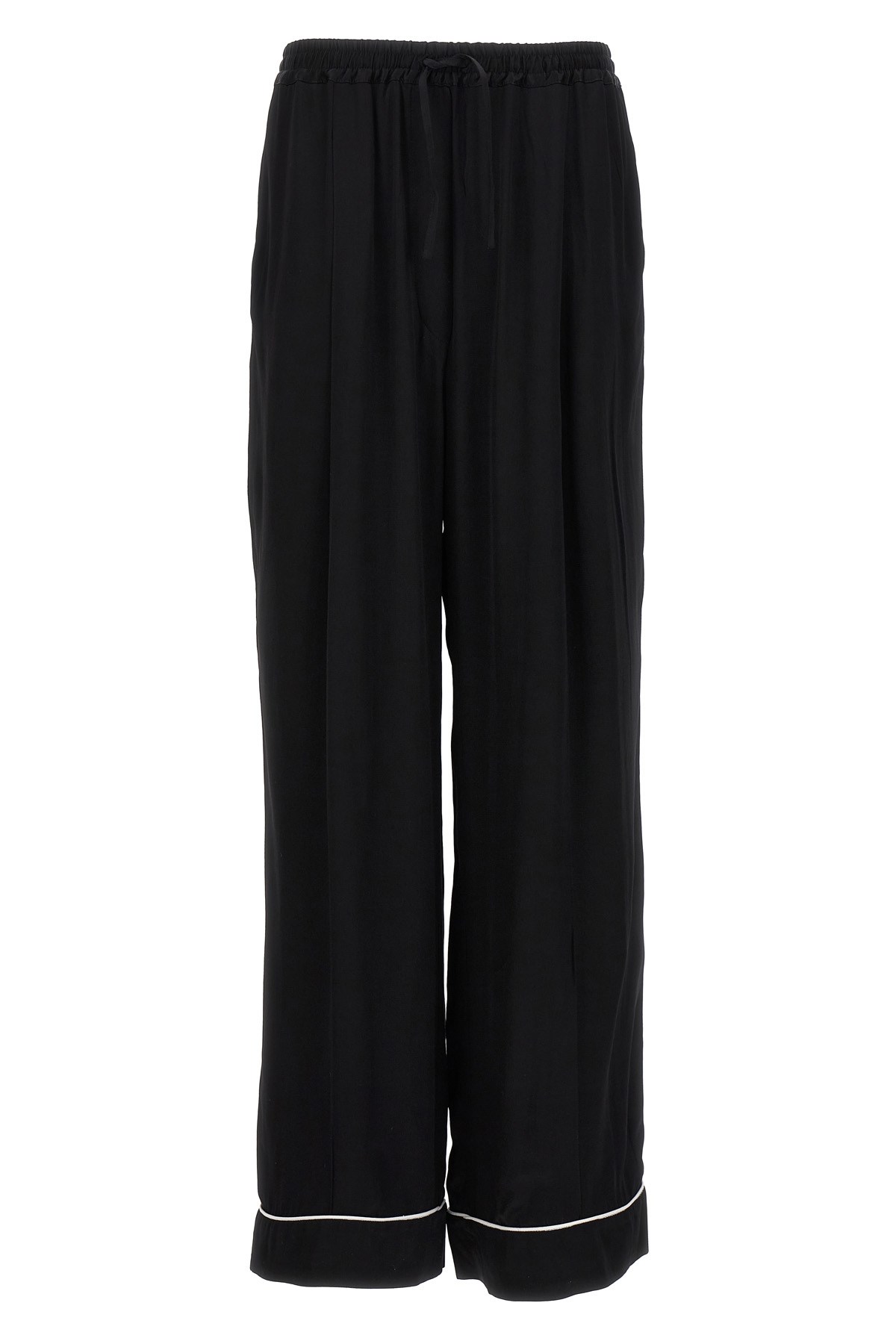 Sleeper Piping Contrast Wide Leg Trousers
