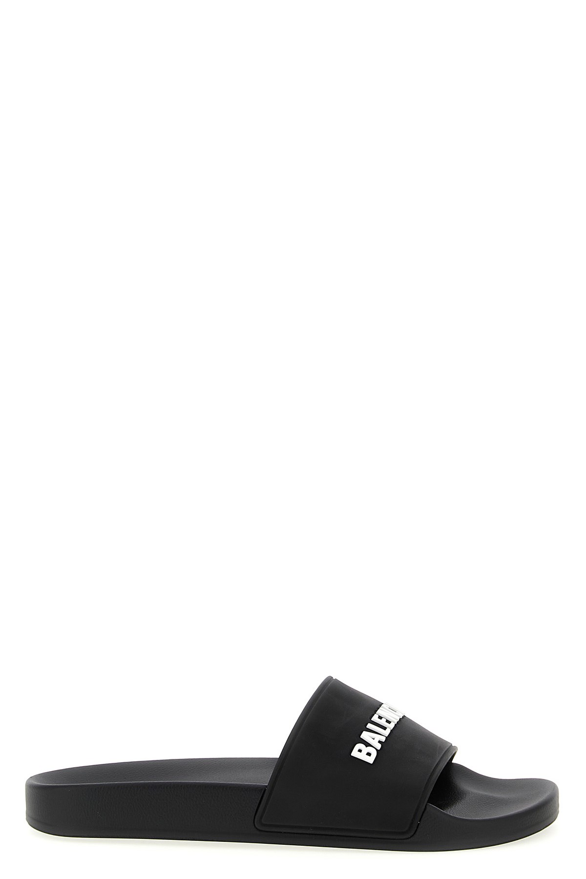 Balenciaga Slide Sandal Rubber Pool In Black