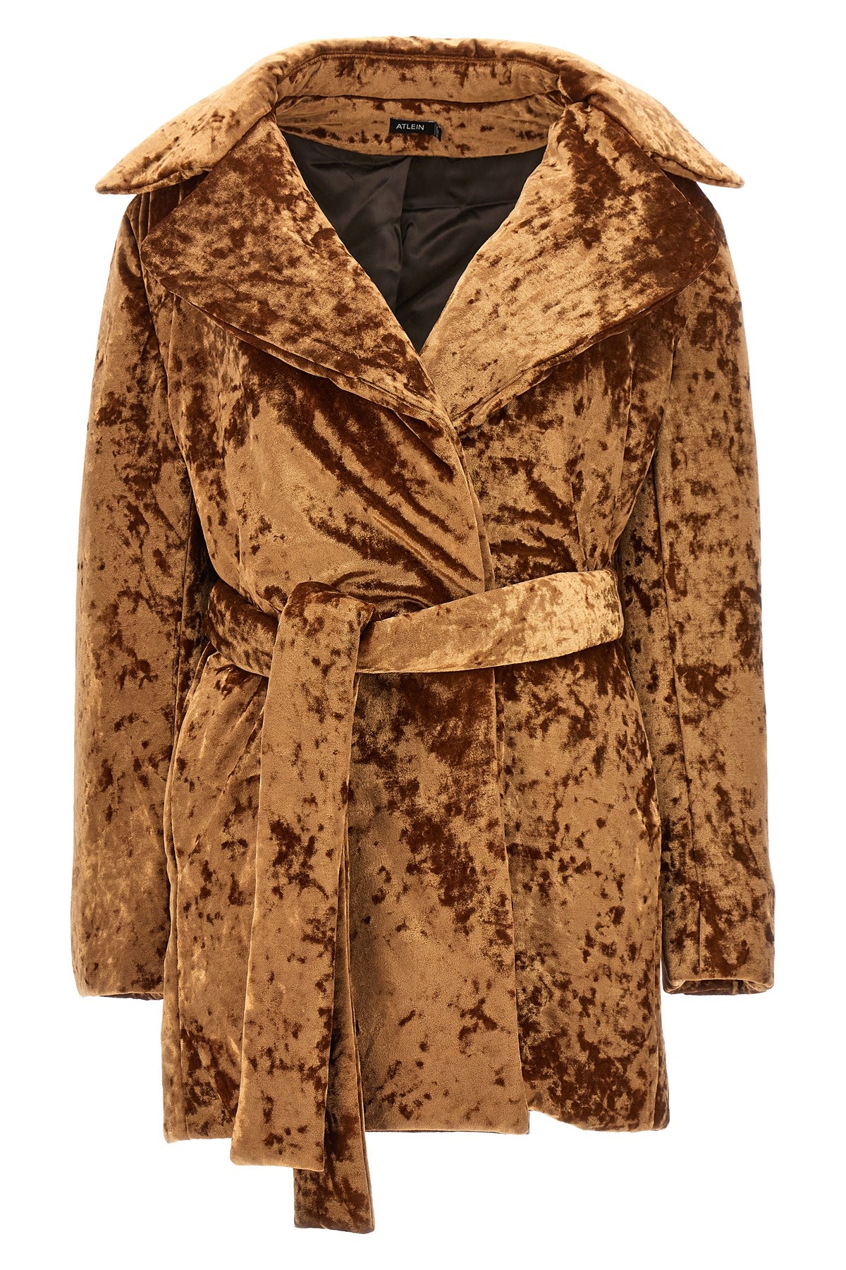 Brunello cucinelli 'shiny cuff details' caban coat available