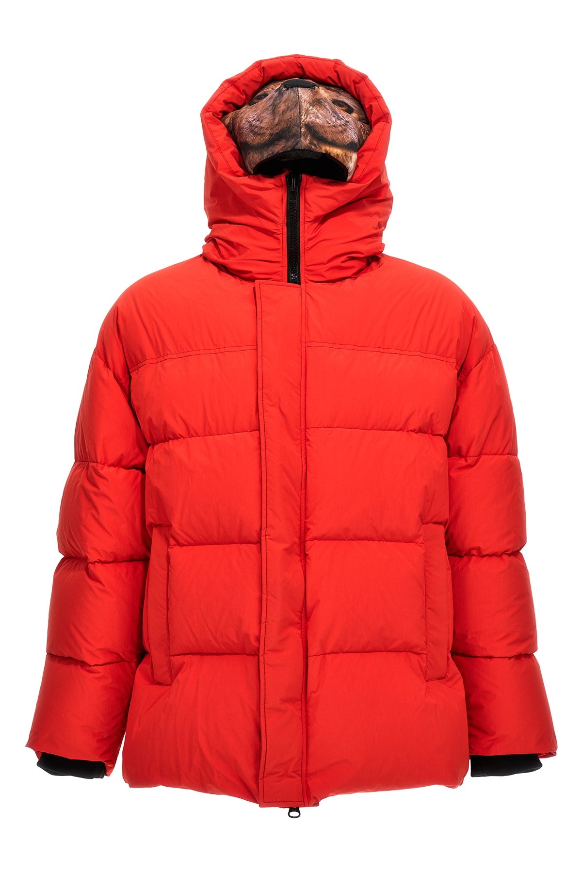 'Animal Trim' Down Jacket
