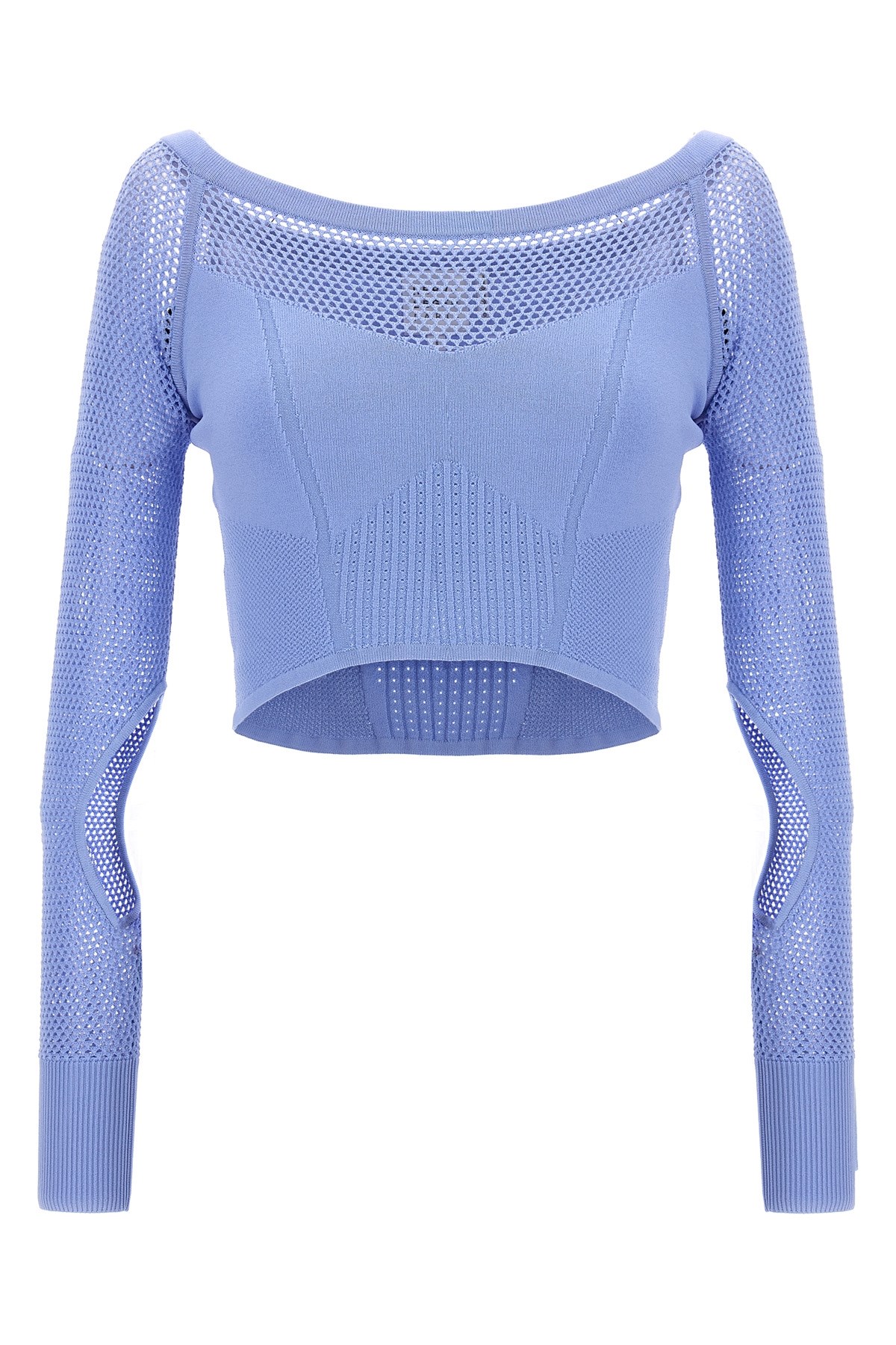 Herve Leger Hervé Léger Crop Top In Purple