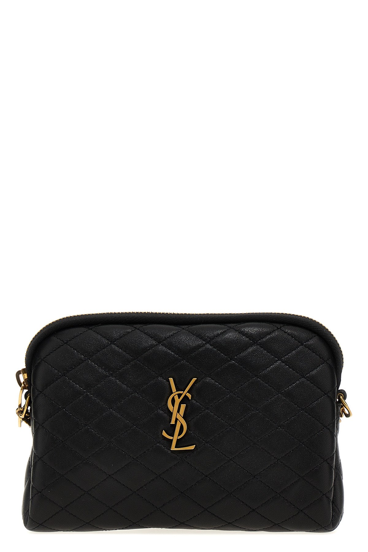 Saint Laurent Gaby Crossbody Bag In Black