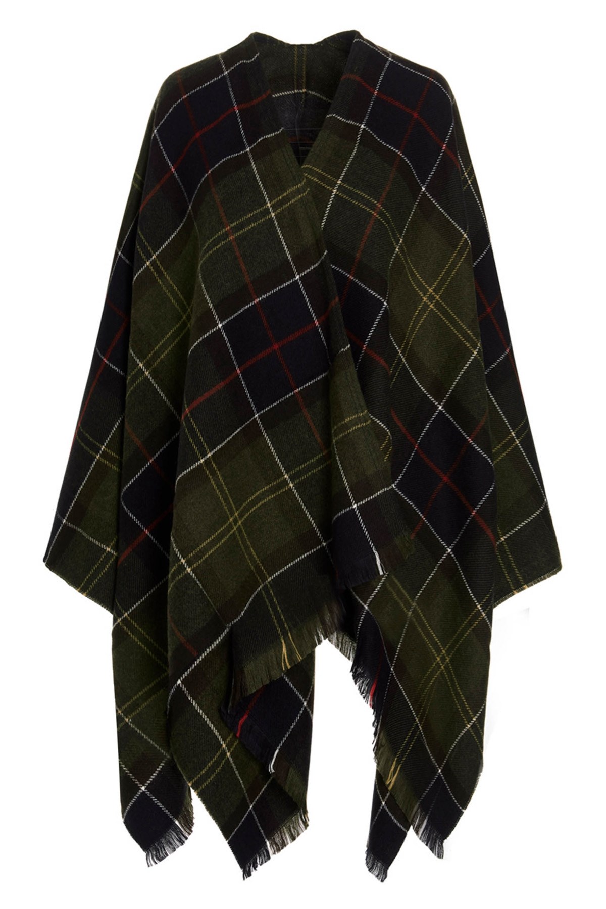 Barbour Staffin Tartan Serape Capes Multicolor In Multi