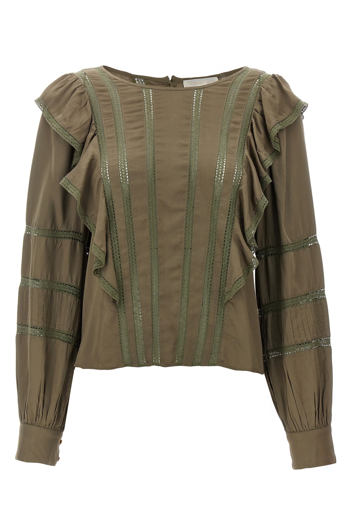 Loveshackfancy Devika Top In Forrest Oak In Multi