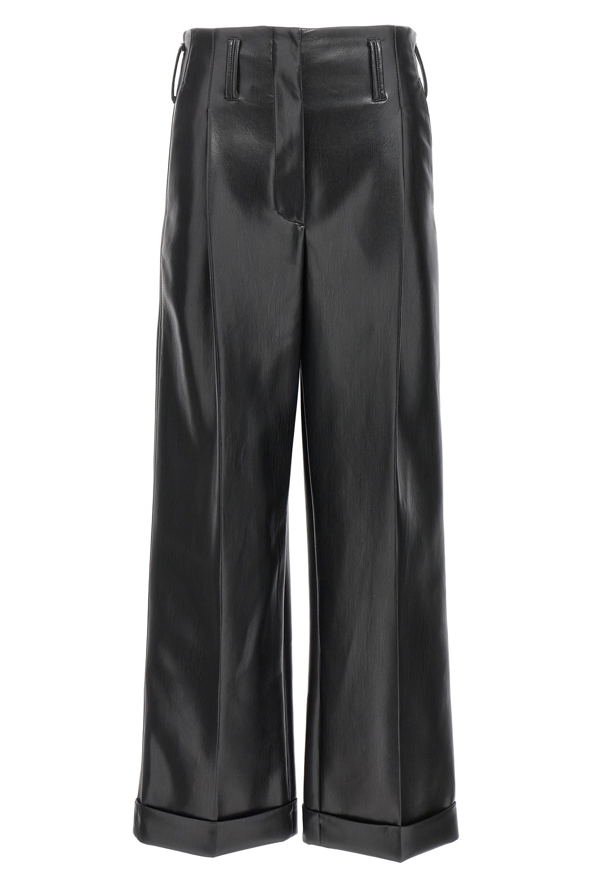Faux Leather Trousers - Size 40 IT