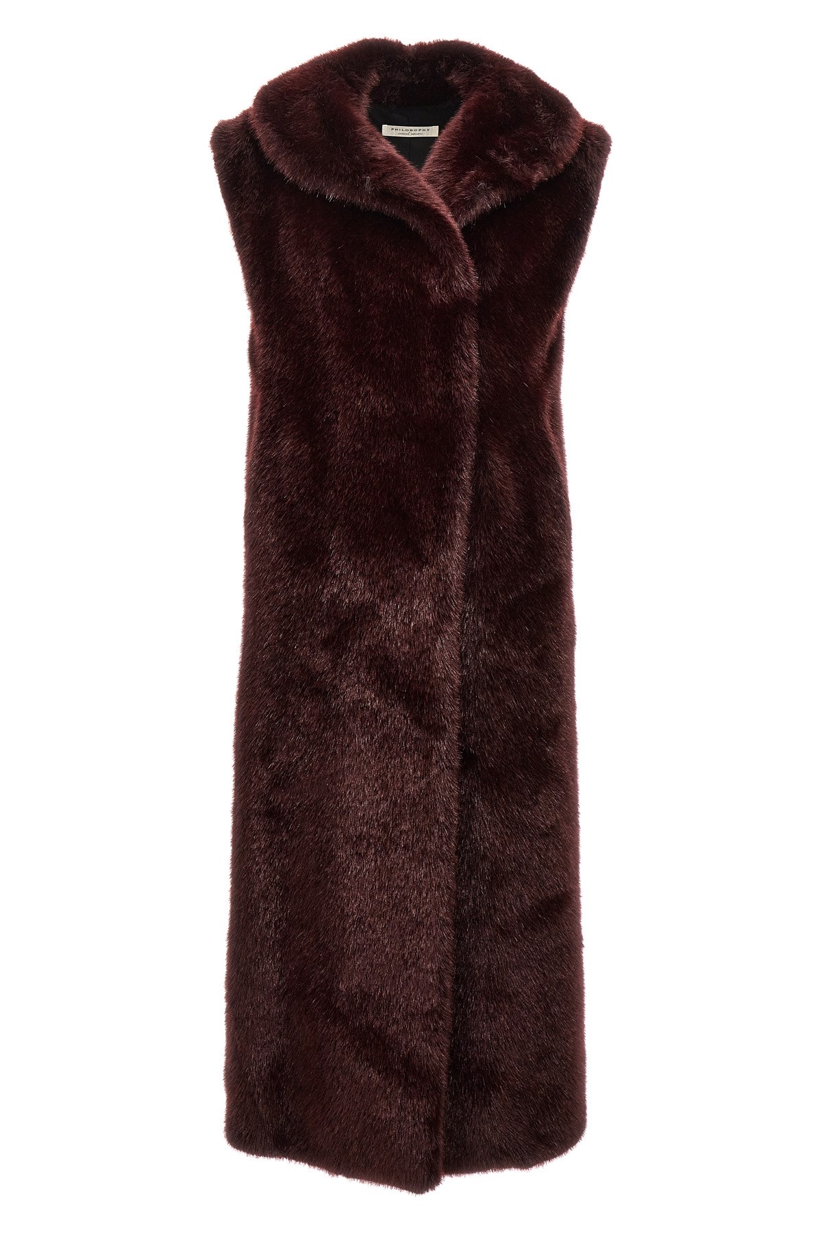 Philosophy Di Lorenzo Serafini Extra Long Faux Fur Vest