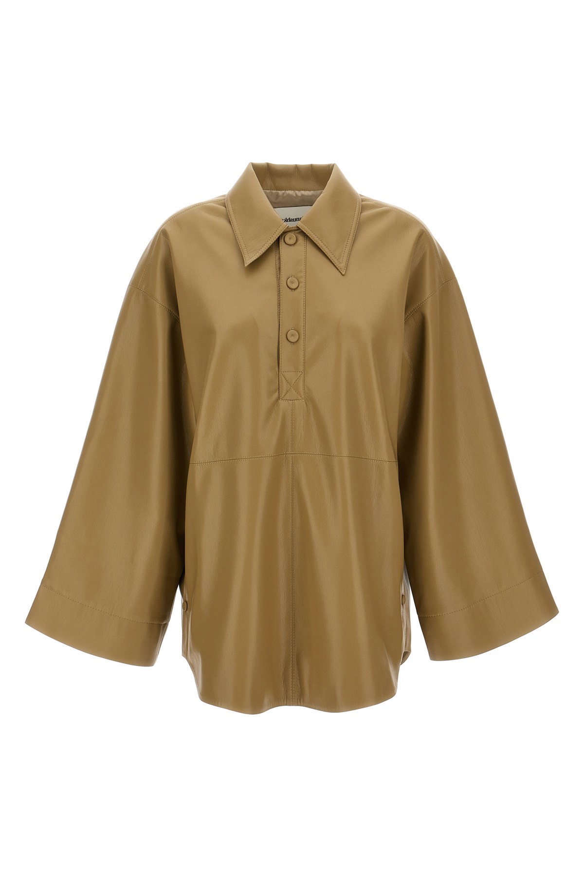 Nanushka Clarice Shirt And Blouse Green