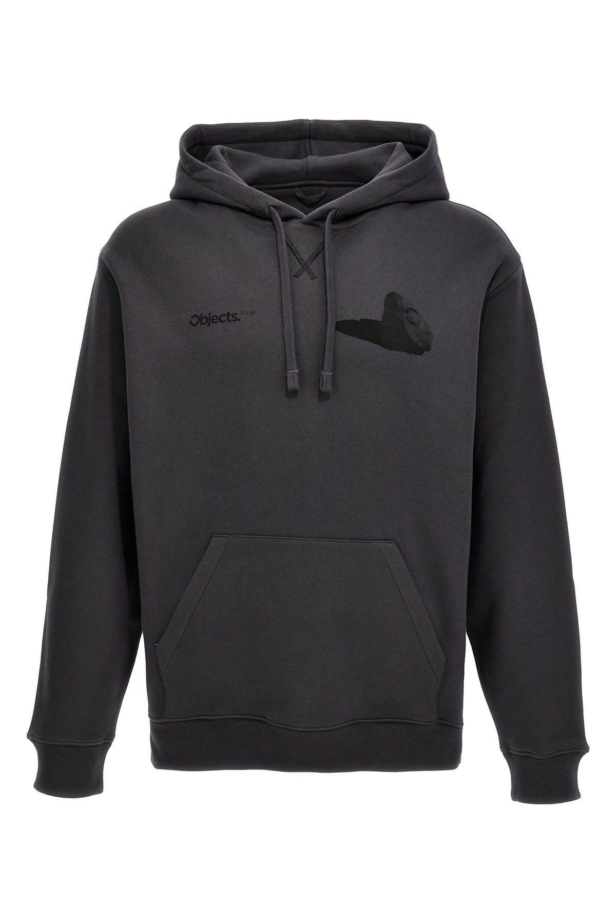 Objects Iv Life Boulder Print Sweatshirt Gray In Black