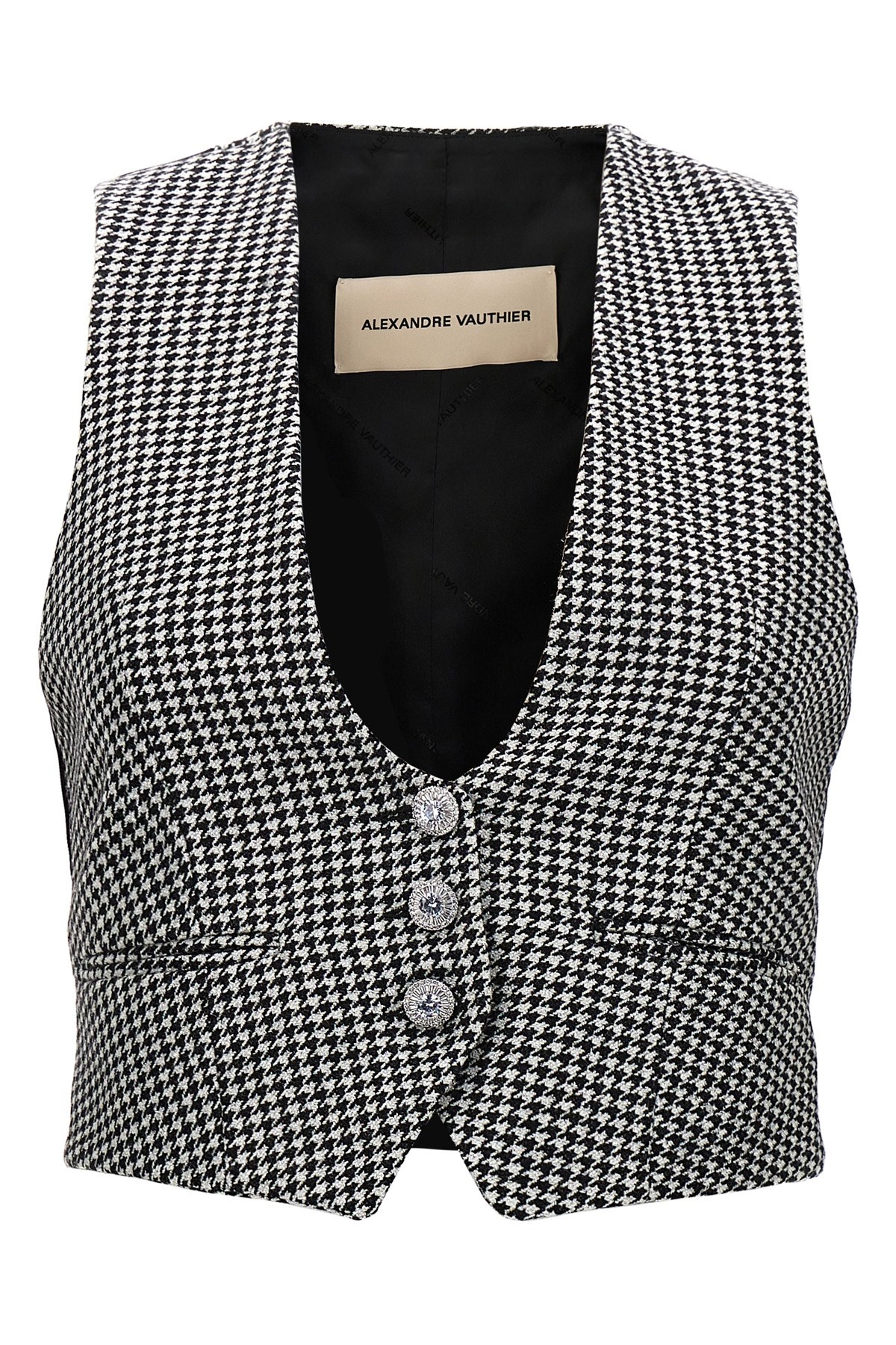 Houndstooth Waistcoat - Size 38 FR