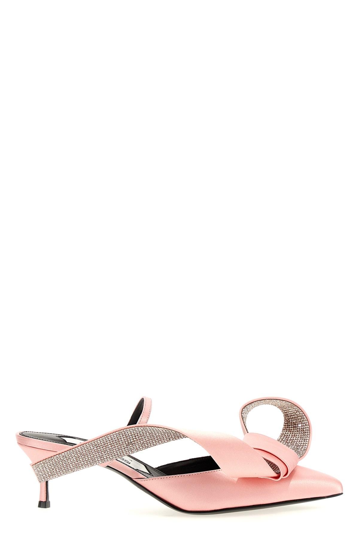 Sergio Rossi Area Marquise Mules Featuring Bow Detail