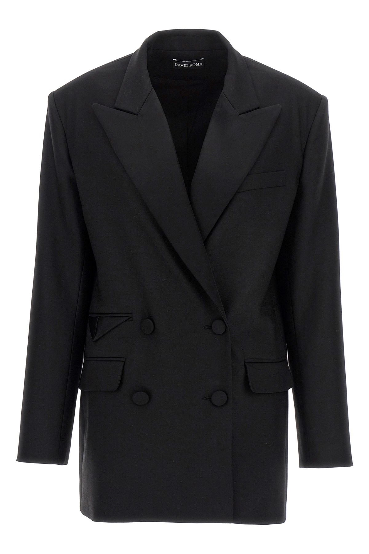 David Koma 'tailored Tuxedo' Blazer With Structured Shoulders