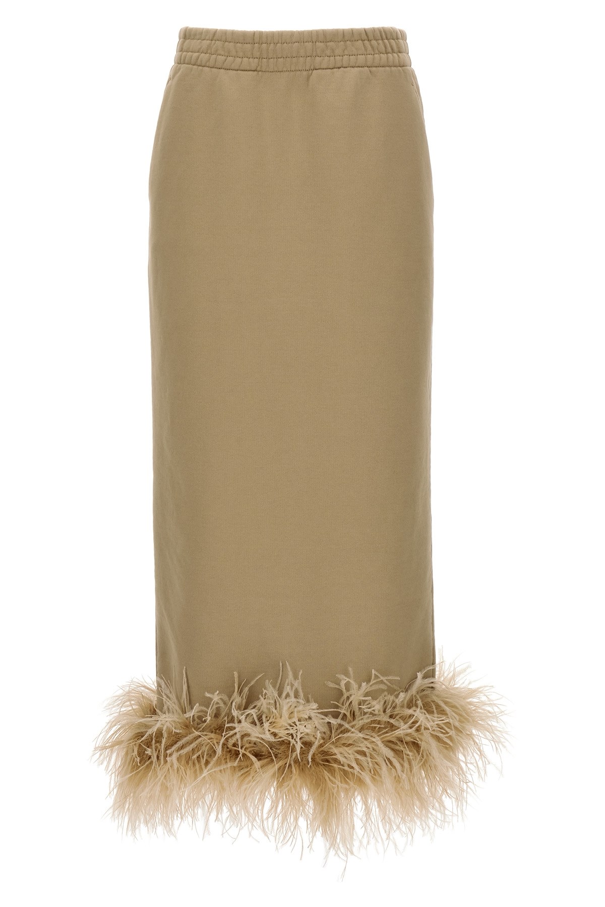 Prada Feather Midi Skirt