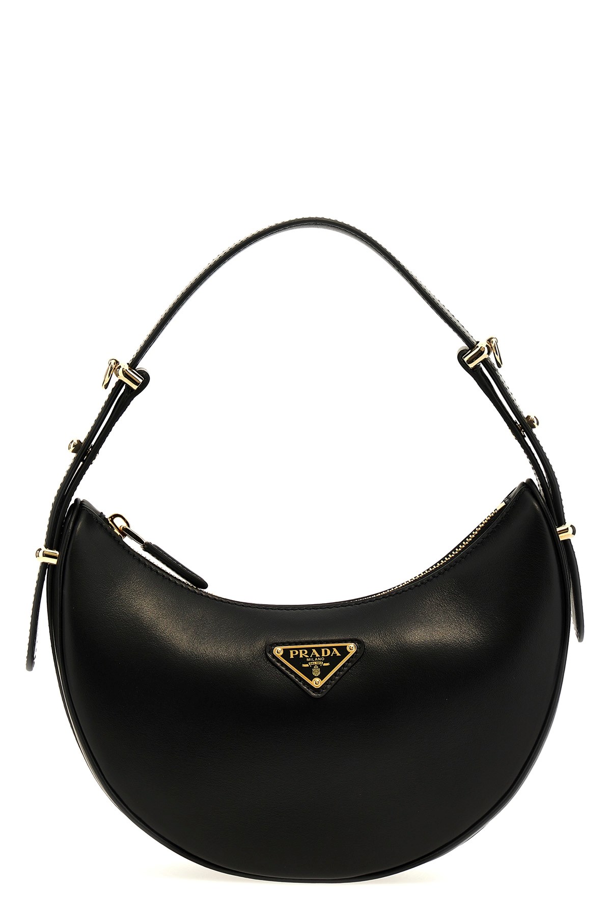 Prada ' Arqué' Shoulder Bag In Black
