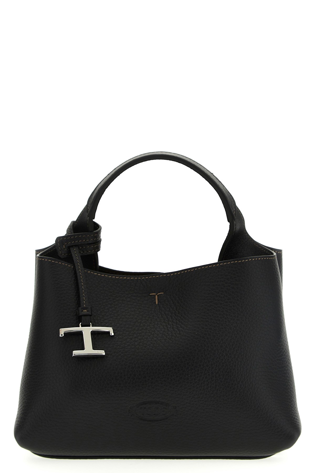 Tod's Micro Leather Handbag In Black