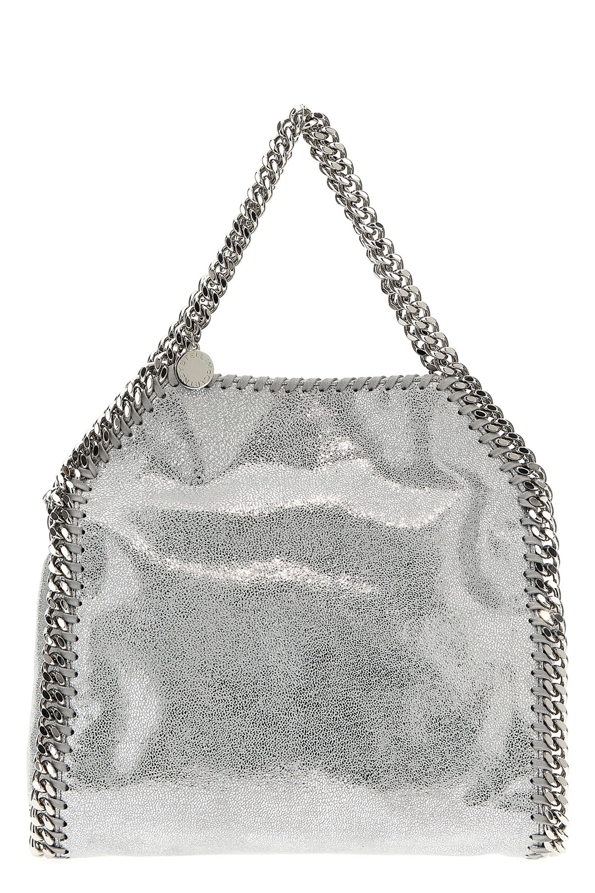 Stella Mccartney 'falabella Mini' Handbag In Silver