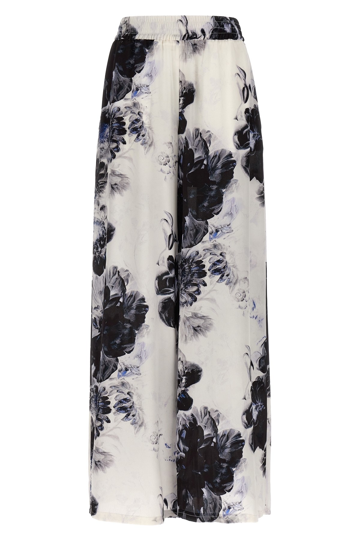 Alexander Mcqueen Floral Silk Pajama Pants
