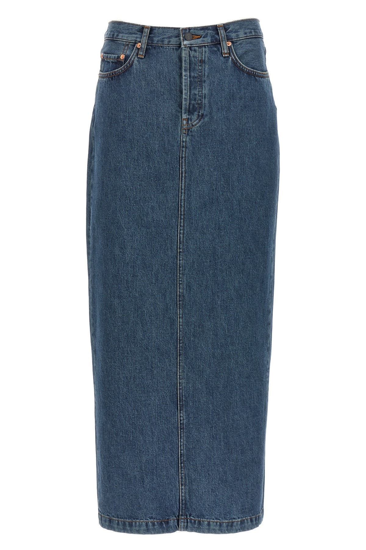 Wardrobe Nyc Column Skirts Blue In Blue