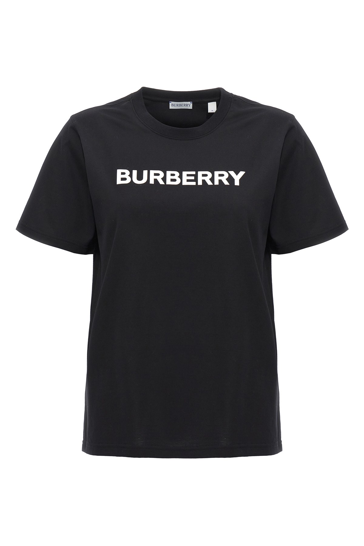 Burberry Black T-shirt With Bold Logo Design