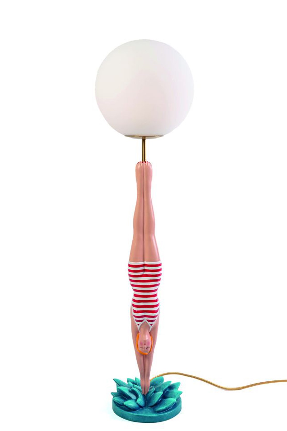 Seletti 'lady Diver Rosso' Lamp In Pink