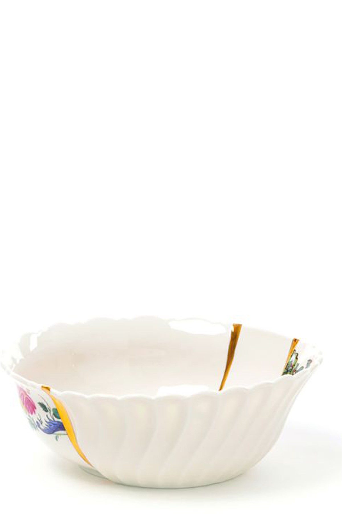 Seletti 'kintsugi 01' Bowl ⌀ 19 Cm In White