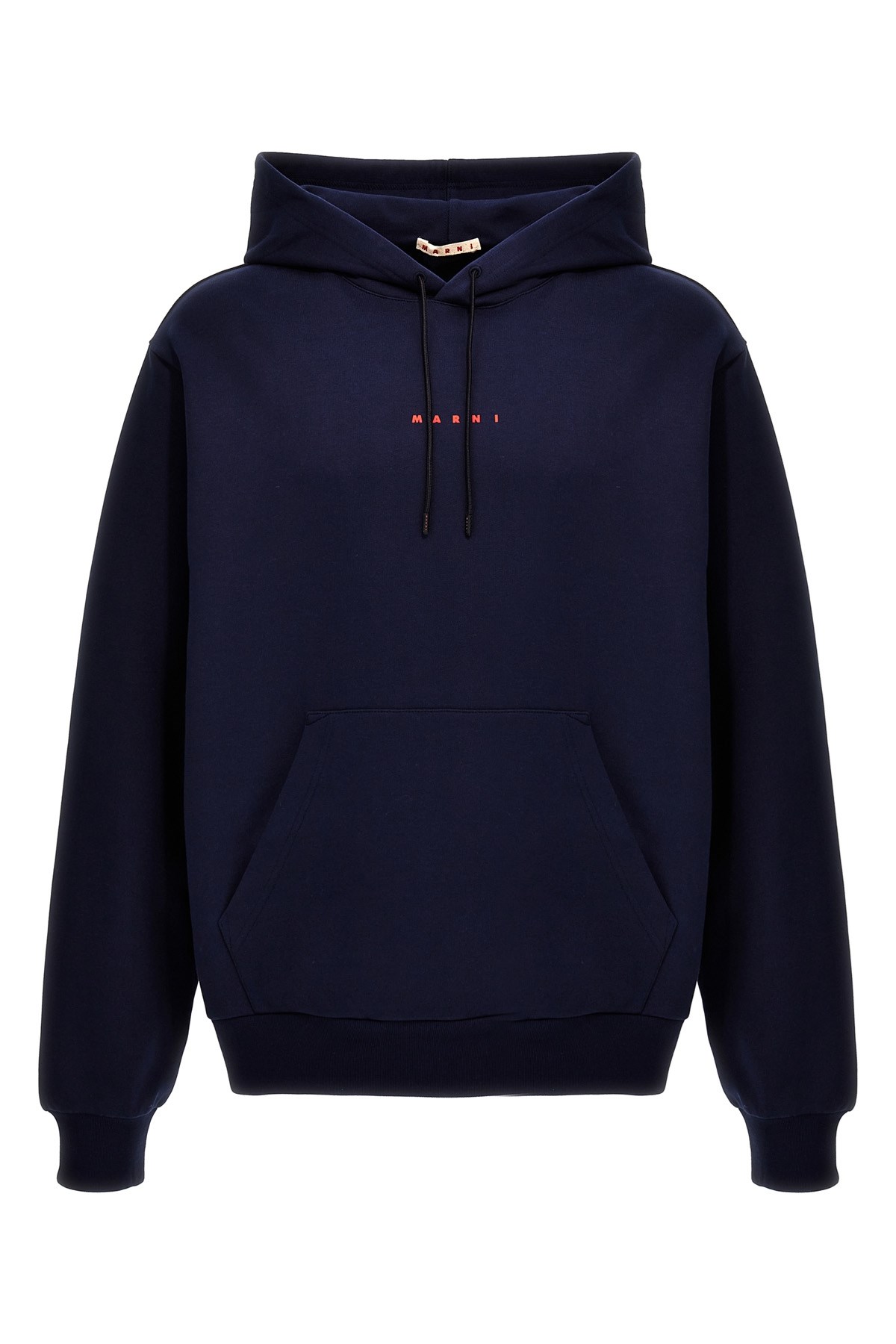 Shop Marni Logo Print Hoodie