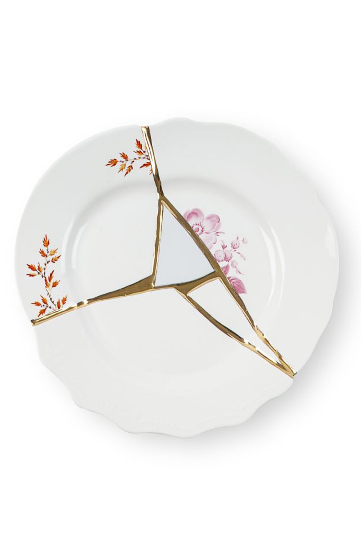 Seletti 'kintsugi' Dessert Dish ⌀ 21 Cm In Multi