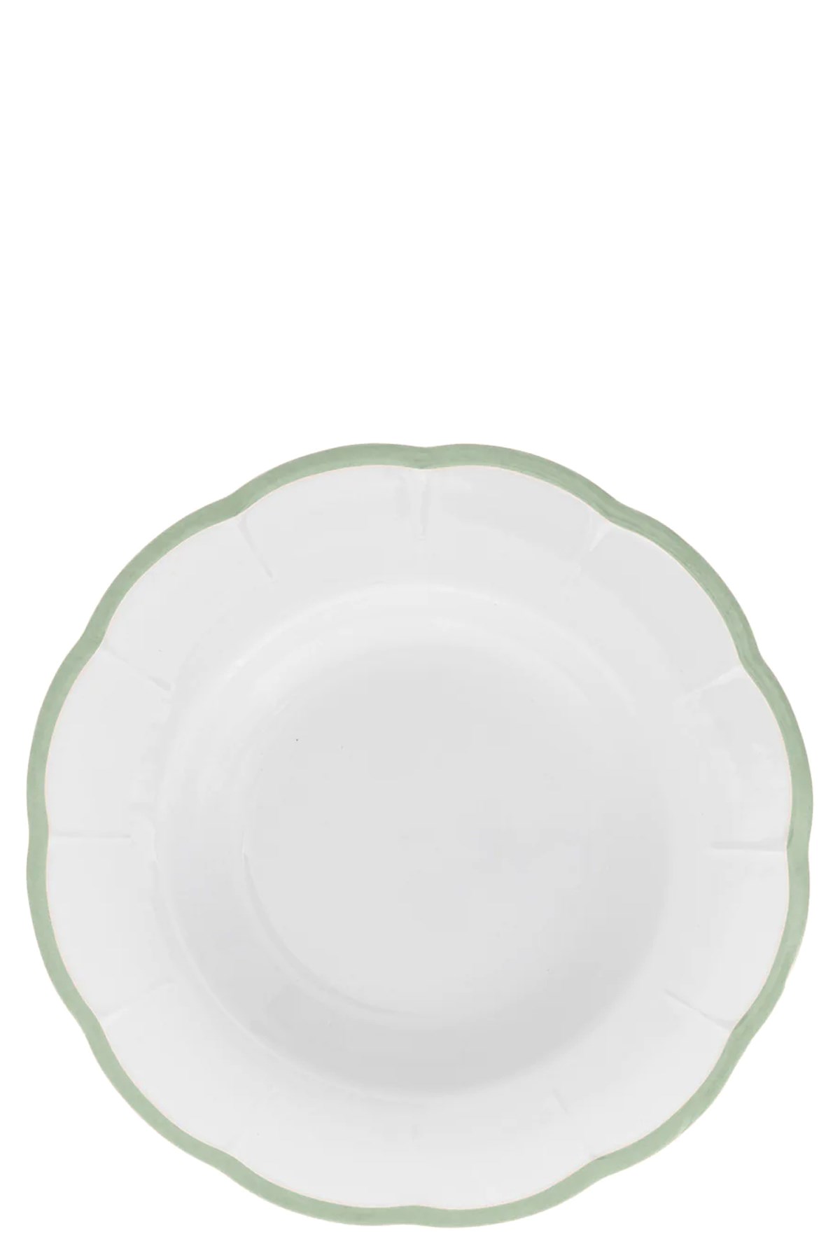 Bitossi 'petalo' Soup Plate ⌀ 22,8 Cm In Green
