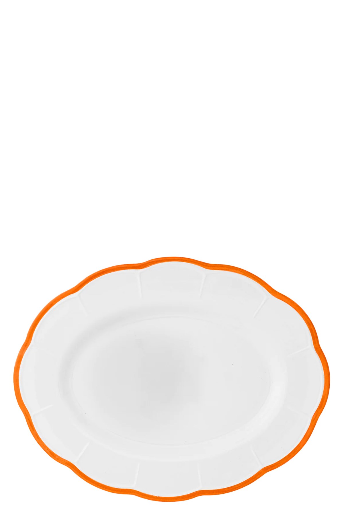 Bitossi 'petalo' Serving Plate ⌀ 36 Cm In Orange