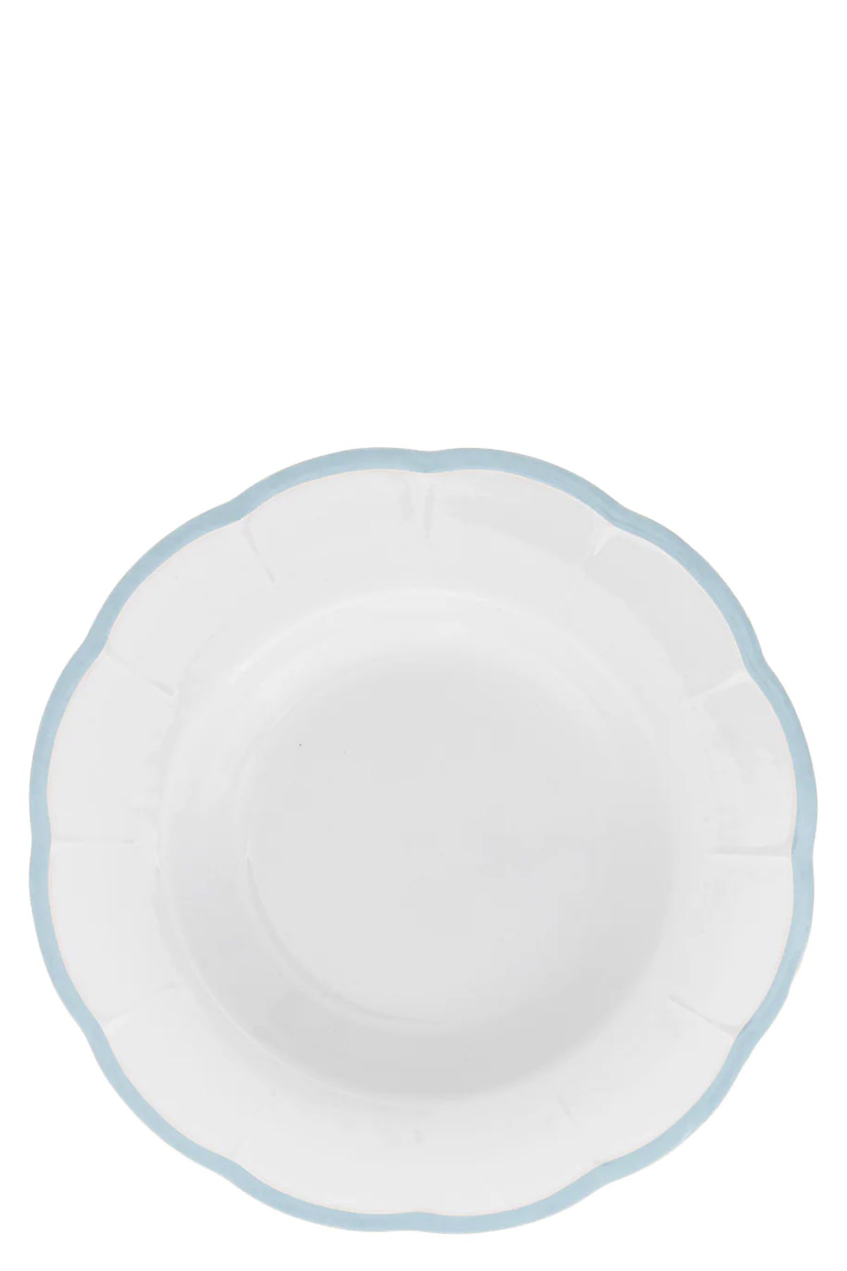 Bitossi 'petalo' Soup Plate ⌀ 22,8 Cm In Blue