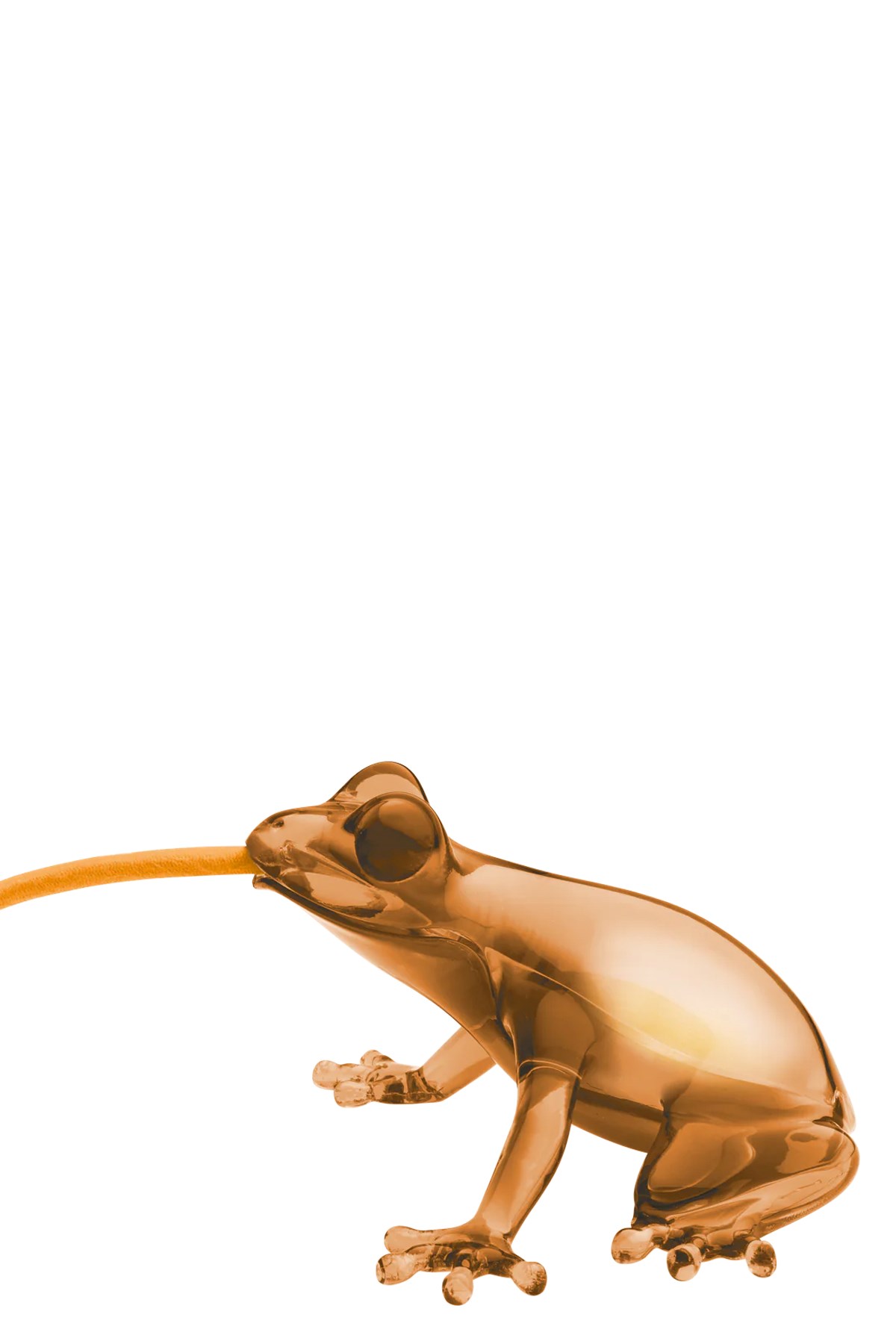 Qeeboo 'hungry Frog' Lamp In Orange