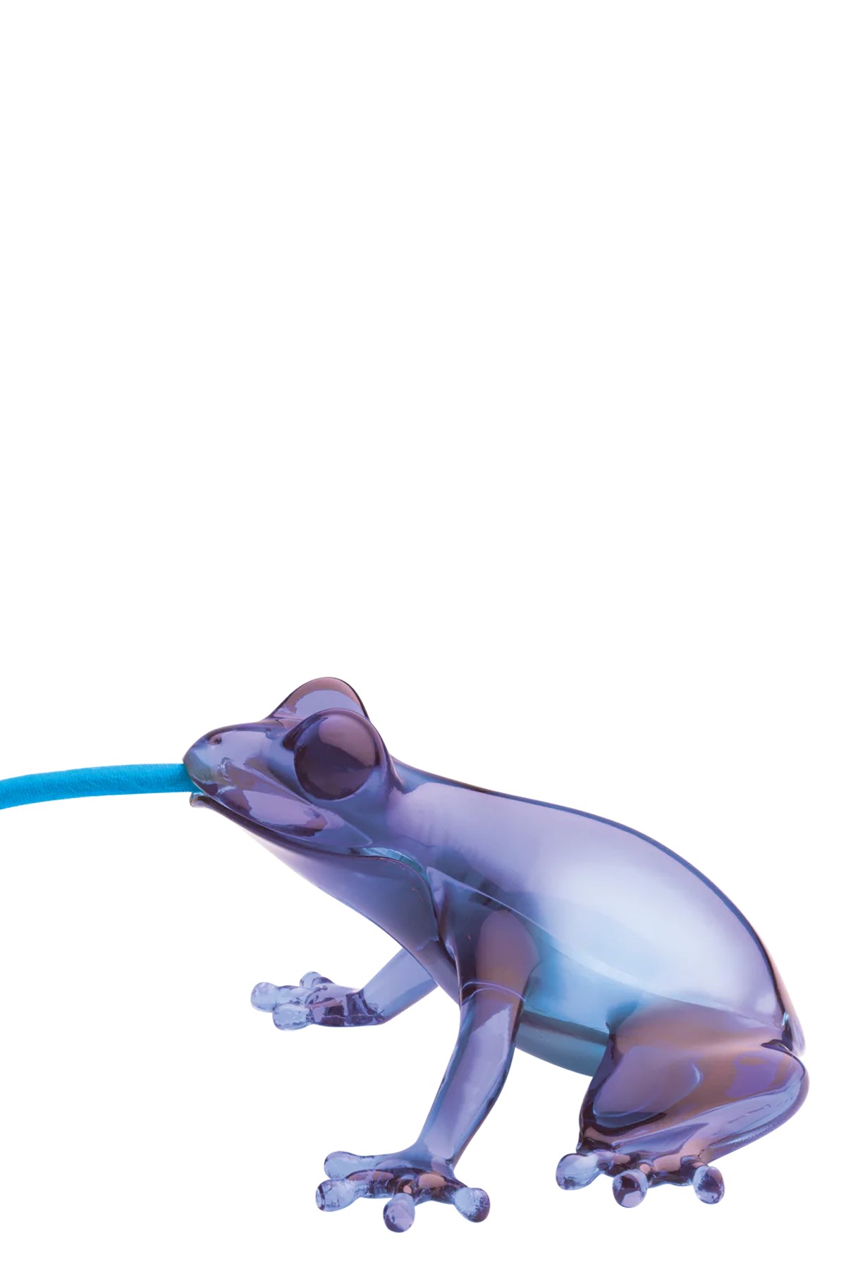 Qeeboo 'hungry Frog' Lamp In Blue