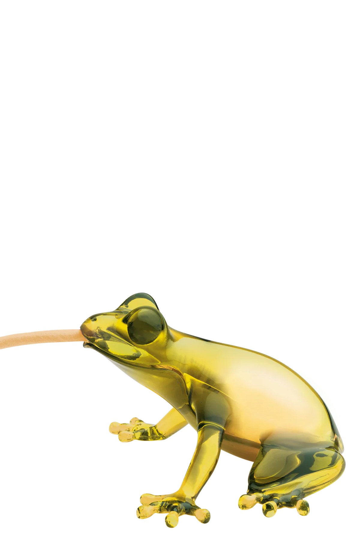 Qeeboo 'hungry Frog' Lamp In Yellow
